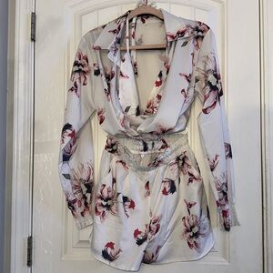 3 pc Blouse / Bralette / Shorts (w pockets)